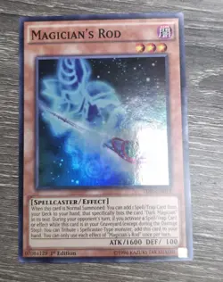Yugioh Tcg Magicians Rod TDIL-EN019 Super Rare 1st Edition NM - Image 1