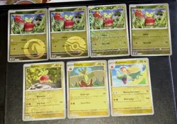 2026 Applin S-Chinese CBB5C Gem Pack Vol 5 Pokemon TCG Mixed 7 Card Lot NM - Image 3