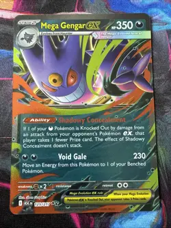 Mega Gengar EX - 125/217 - Ascended Heroes - Ultra Rare - Pokemon Card - Image 1
