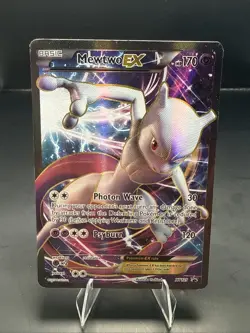 Pokemon Mewtwo EX XY125 Holo Full Art Black Star Promo Pokemon Card - Image 2