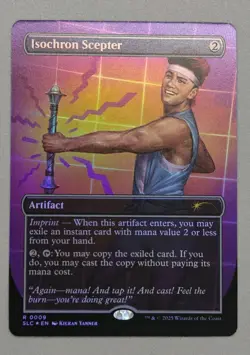 MTG Secret Lair Encyclopedia of Magic 0009 Isochron Scepter (FOIL) - Image 1