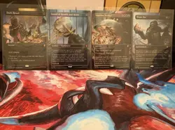 4 TMNT MTG Promo's-Dark Ritual, Supreme Verdict, Sword Of H&H, Waste Not🔥 - Image 1