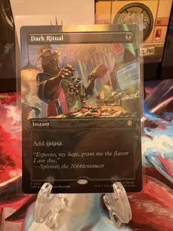 4 TMNT MTG Promo's-Dark Ritual, Supreme Verdict, Sword Of H&H, Waste Not🔥 - Image 2