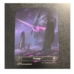MTG Edge of Eternities EOE Full Art Swamp #0264 EN NF NM Basic Land - Image 1