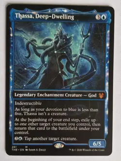 Thassa, Deep-Dwelling X1 Mtg Theros Beyond Death Nm Showcase - Image 1