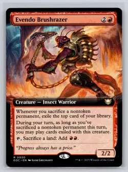 Evendo Brushrazer (Extended Art) 30 Commander: Edge of Eternities NM - Image 1