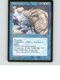 Polar Kraken Rare Ice Age Lightly played b1-116 MTG - Image 1