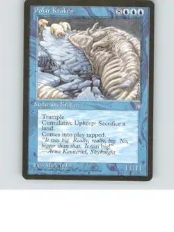 Polar Kraken Rare Ice Age Lightly played b1-115 MTG - Image 1