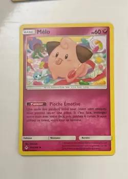 Melo 131/214 Soleil et Lune Duo de Choc Uncommon NM Pokemon TCG - Image 1