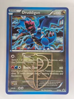 Druddigon - BW80 - Holo - BW Black Star Promo - Pokemon Card - LP - Image 1