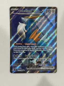 Cobalion ex 103/086 - Full Art Ultra Rare - Chaos Rising - NM/M - Pokemon TCG - Image 1