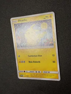 Pikachu 172/SM-P TOYS KINGDOM Promo Indonesia Pokemon Card NM “Creating Smiles” - Image 4