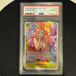 Shirahoshi PSA 10 One Piece Op12-102 English SR - Image 1