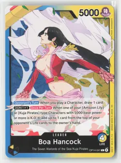 Boa Hancock - OP14-041 OP14-041 Leader The Azure Sea's Seven One Piece Near Mint - Image 1