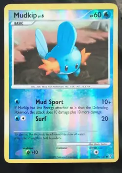 Pokemon Mudkip Reverse Holo Card 116/147 Supreme Victors 2009 - Image 1