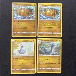 Dragonite 151/236 Cracked Ice Holo / non holo. Unified minds 4 card bundle LP - Image 1