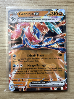 Greninja EX 106/167 Double Rare - Twilight Masquerade - Pokemon TCG Card - NM - Image 1