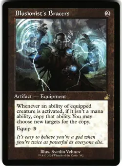 Ravnica Remastered #392 Illusionist's Bracers (Retro Frame) - Image 1
