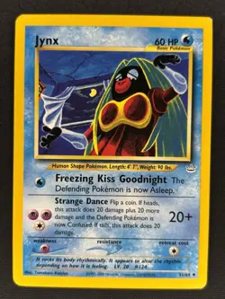 Jynx 31/64 - WOTC Neo Revelation Uncommon Non Holo Pokemon Card - NM/LP - Image 1