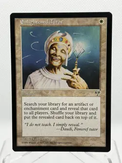 Magic: The Gathering Enlightened Tutor Mirage Regular Rare Eng 1996 Instant - Image 1