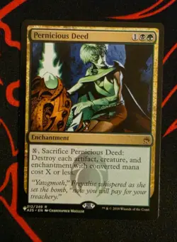 MTG Pernicious Deed x1 Near Mint from The List Reprints - Image 1