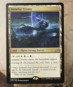 Wizards of the Coast Indatha Triome IKO 248/274 Rare Regular WBG EN 2020 - Image 1