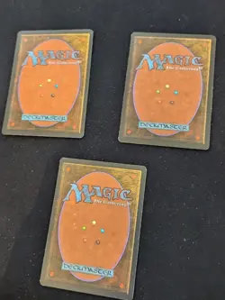 MTG Ice Age Lot - Pox, Martin Stromgald and Game of Chaos - LP - Image 2