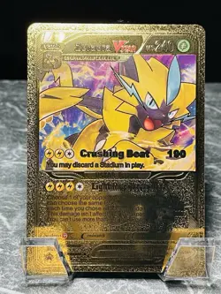 Zeraora Vstar Gold Display Card Pokemon TCG - Image 1