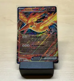 Team Rocket's Moltres ex 031/182 Destined Rivals- Pokemon English In Hand NM/M - Image 1
