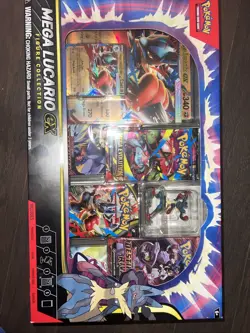 Pokemon Mega Lucario ex Premium Figure Collection Box IN HAND/FACTORY SEALED - Image 1