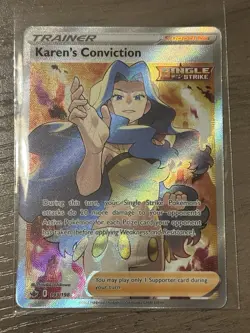 Karen's Conviction 193/198 Full Art Chilling Reign Pokemon Card Mint - Image 1