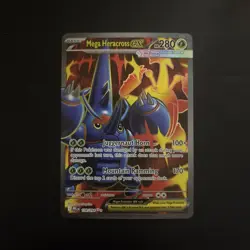 Mega Heracross ex 108/94 Ultra Rare-Pokemon TCG: MEG-Phantasmal Flames- NM/M - Image 1