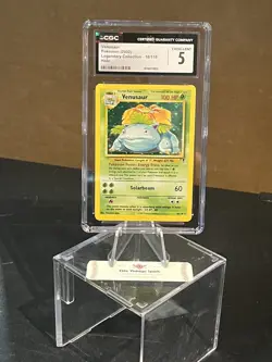 2002 Pokemon Venusaur 18/110 Legendary Collection Holo CGC 5 - Image 1