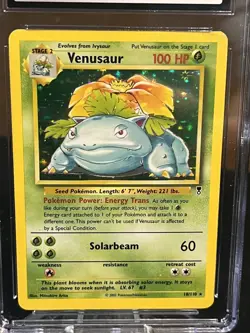 2002 Pokemon Venusaur 18/110 Legendary Collection Holo CGC 5 - Image 4