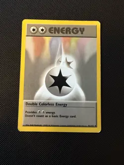 Pokemon TCG Double Colorless Energy 96/102 Base Set WOTC 1999 LP - Image 1
