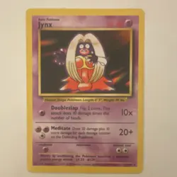 Pokemon TCG Jynx Base Set 31/102 Uncommon Basic 70 HP Nintendo English Regular - Image 1