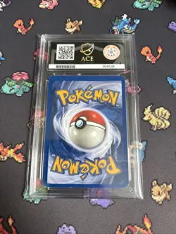 Pokemon 1999 Base Ninetales Holo #12 Ace 6 EX-MT - Image 2