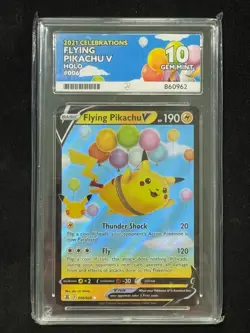Pokemon Flying Pikachu V 006/025 Celebrations Holo ACE 10 GEM MINT - Image 1