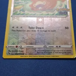 Bidoof (Peelable Ditto) 059/078 Reverse Holo Pokemon GO Pokemon HP - Image 4
