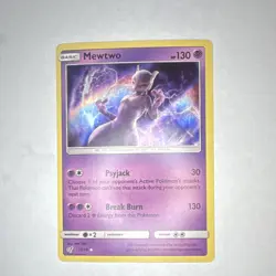 The Pokemon Company Mewtwo Detective Pikachu Holo Rare 12/18 130 HP EN - Image 1