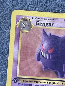 Gengar 20/62 Fossil 1st Edition Pokemon - Image 2