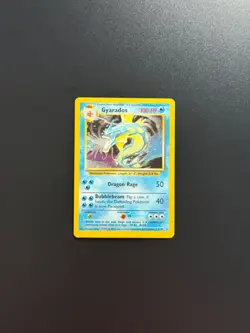 Pokemon TCG Gyarados Base Set 6/102 Holo Unlimited Holo Rare 006/102 - Image 1