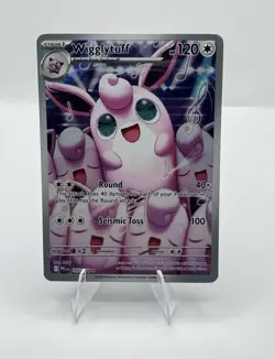 Pokemon TCG Wigglytuff Full Art Illustration Rare Holo #105/094 Phantasmal - Image 1