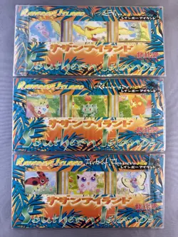 Pokemon Japanese Sealed Southern Islands-Rainbow/Tropical - Complete Set - Image 1