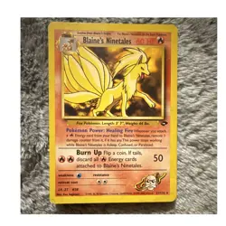 Wizards of the Coast Blaine's Ninetales Rare Holo EN 60HP 21/132 2000 MP/HP - Image 1