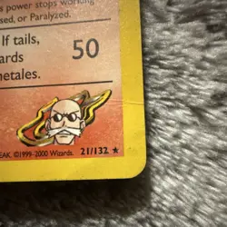 Wizards of the Coast Blaine's Ninetales Rare Holo EN 60HP 21/132 2000 MP/HP - Image 2