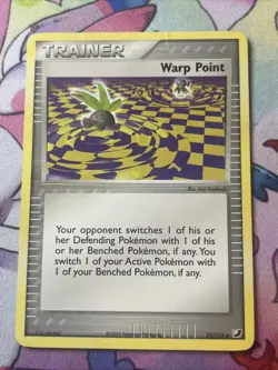 Warp Point 93/115 - MP EX Unseen Forces - Pokemon 2005 TCG Card - Image 1