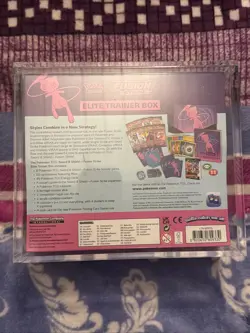Pokemon Fusion Strike Elite Trainer Box ETB Sealed + Acrylic Display Case - Image 2