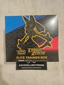 Pokemon Sword & Shield Crown Zenith Elite Trainer Box ETB New Factory Sealed - Image 1