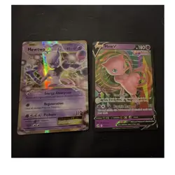 Rare Mew & Mewtwo Holo Bundle | Collector Lot | Pokemon TCG - Image 1